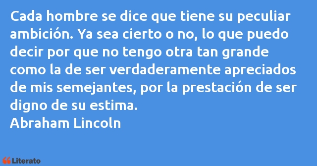 Frases de Abraham Lincoln