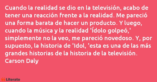 Frases de Carson Daly