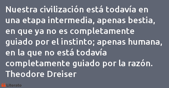 Frases de Theodore Dreiser