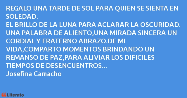 Frases de Josefina Camacho