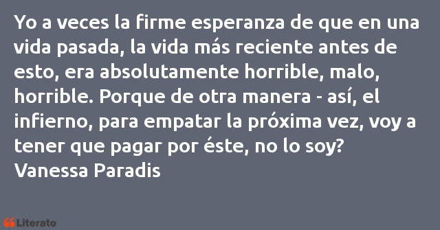 Frases de Vanessa Paradis