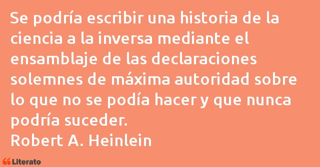 Frases de Robert A. Heinlein