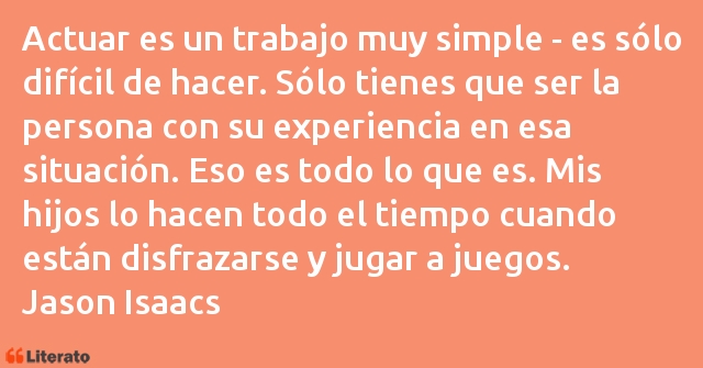 Frases de Jason Isaacs