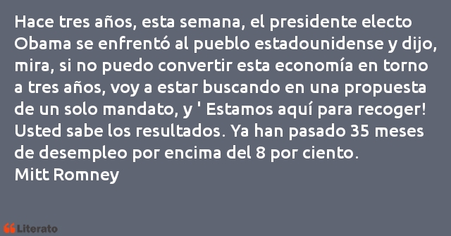 Frases de Mitt Romney