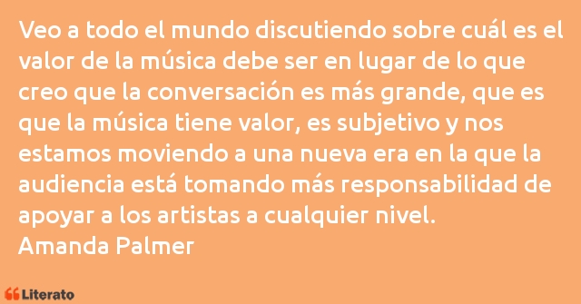 Frases de Amanda Palmer