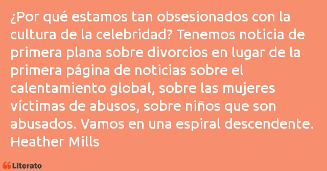 Frases de Heather Mills