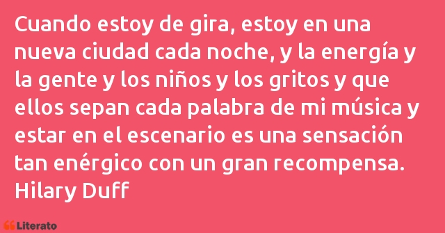 Frases de Hilary Duff