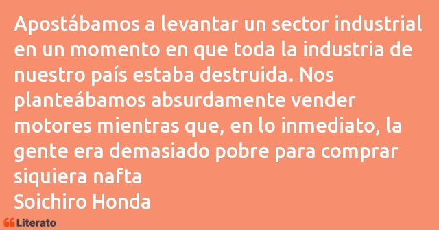 Frases de Soichiro Honda