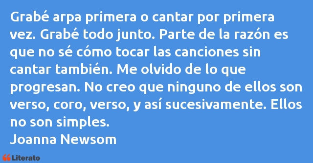 Frases de Joanna Newsom