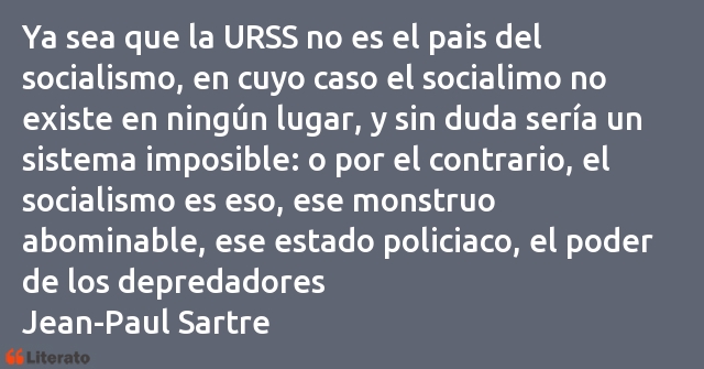 Frases de Jean-Paul Sartre