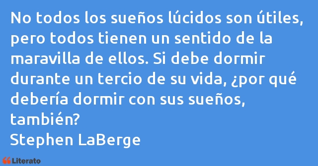 Frases de Stephen LaBerge