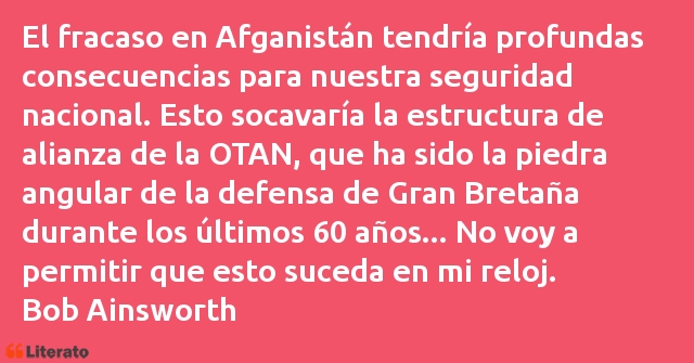 Frases de Bob Ainsworth