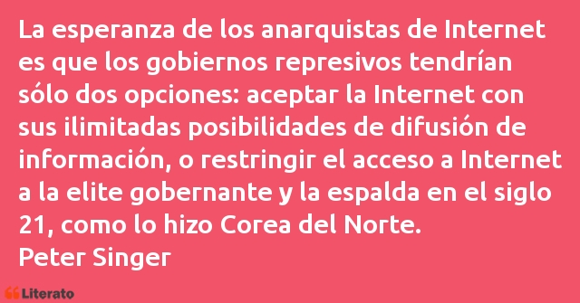 Frases de Peter Singer