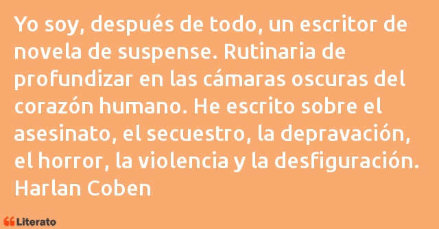 Frases de Harlan Coben