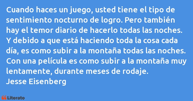 Frases de Jesse Eisenberg