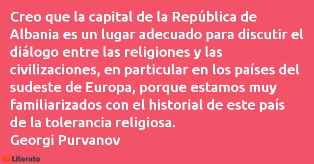 Frases de Georgi Purvanov