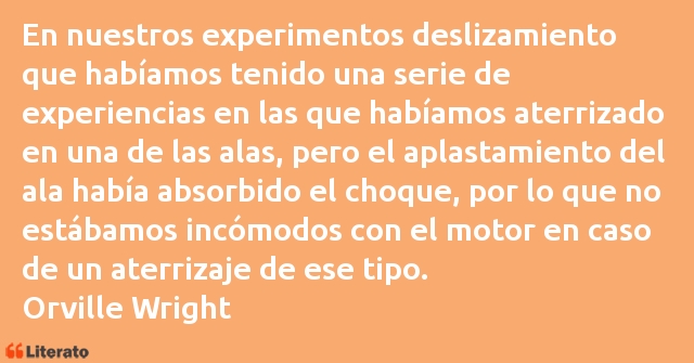 Frases de Orville Wright