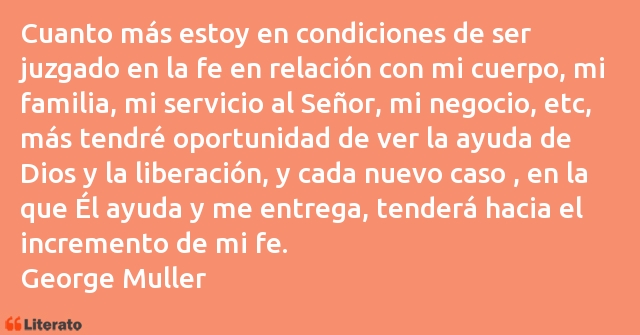 Frases de George Muller