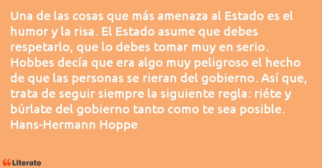 Frases de Hans-Hermann Hoppe