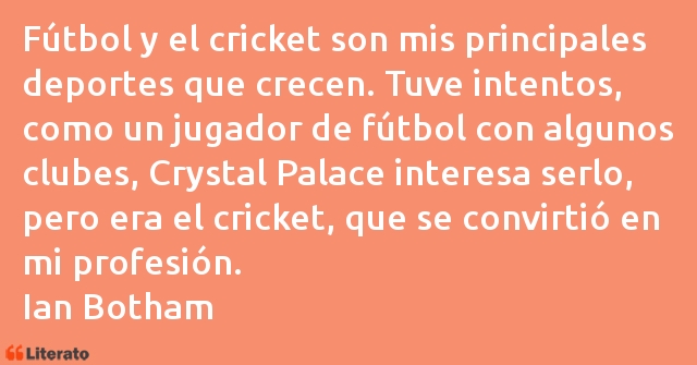 Frases de Ian Botham