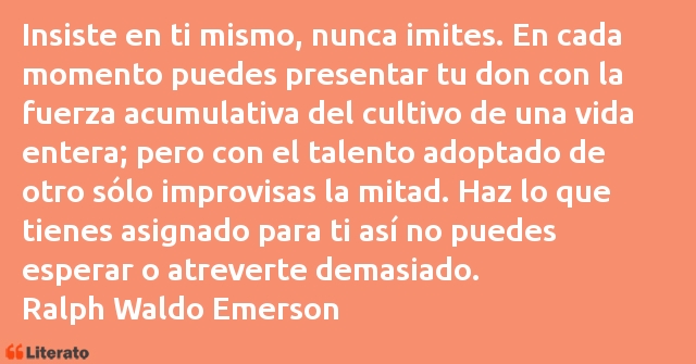 Frases de Ralph Waldo Emerson