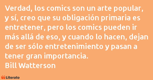 Frases de Bill Watterson