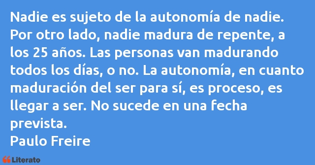 Frases de Paulo Freire