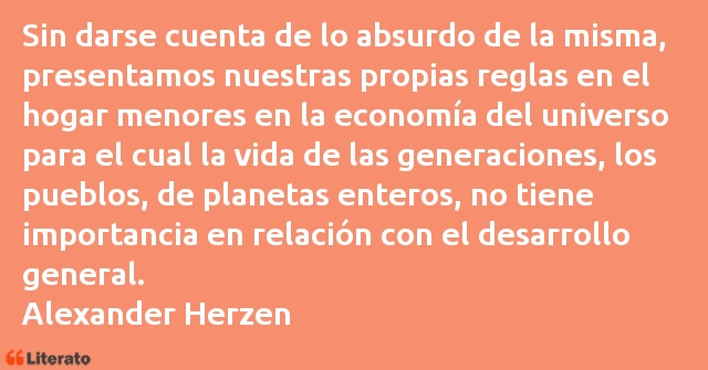 Frases de Alexander Herzen