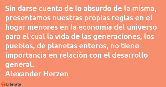 Frases de Alexander Herzen