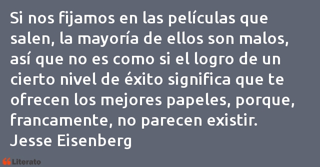 Frases de Jesse Eisenberg