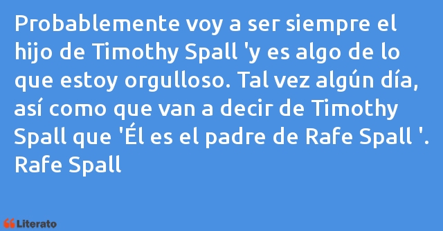 Frases de Rafe Spall