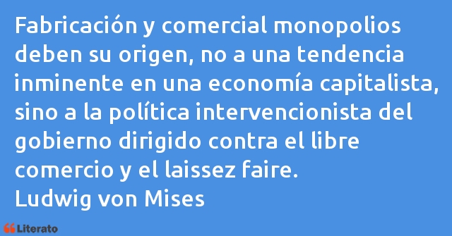 Frases de Ludwig von Mises