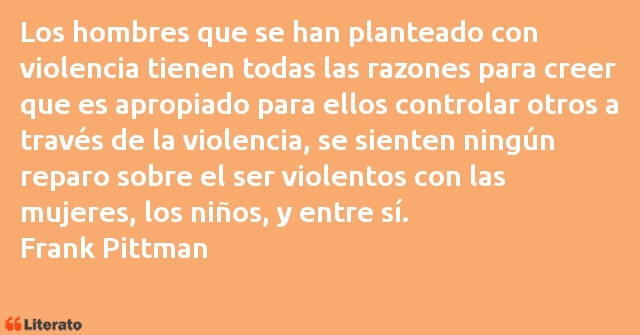 Frases de Frank Pittman