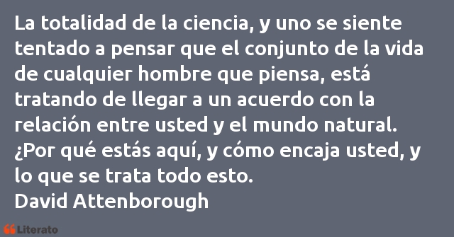 Frases de David Attenborough