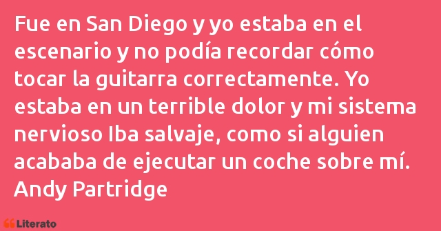 Frases de Andy Partridge