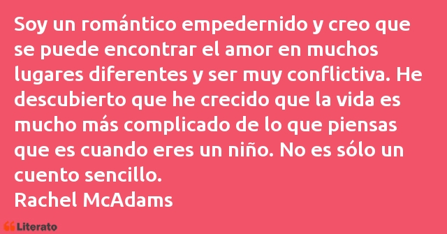 Frases de Rachel McAdams