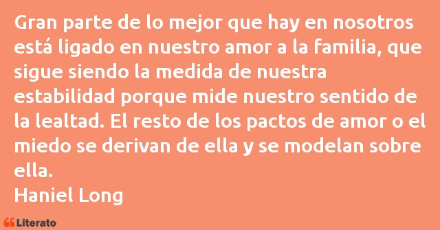 Frases de Haniel Long