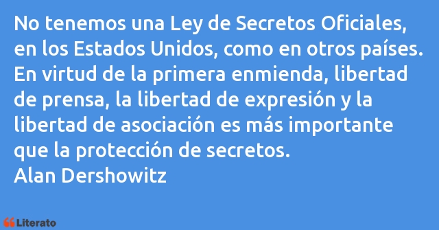 Frases de Alan Dershowitz