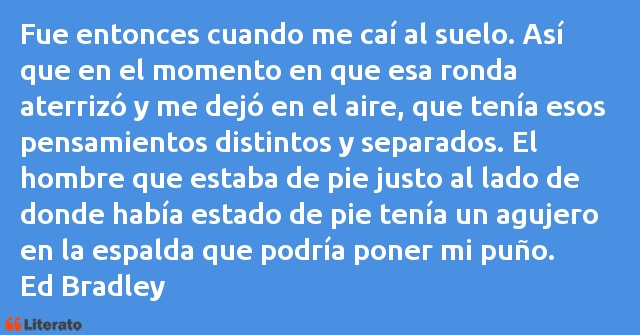 Frases de Ed Bradley