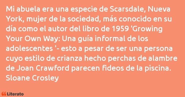 Frases de Sloane Crosley