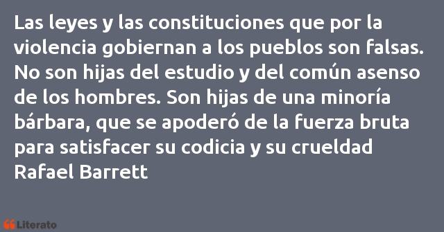 Frases de Rafael Barrett