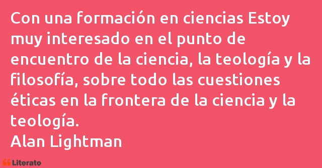 Frases de Alan Lightman