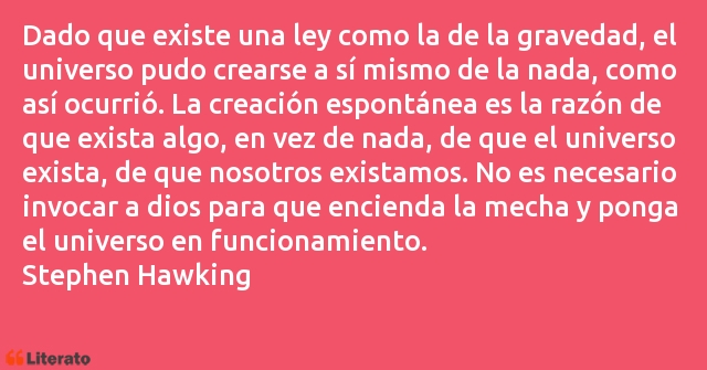 Frases de Stephen Hawking