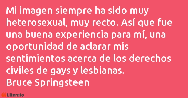 Frases de Bruce Springsteen