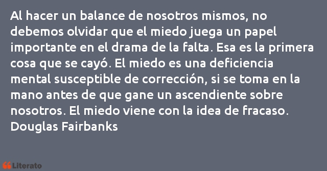 Frases de Douglas Fairbanks