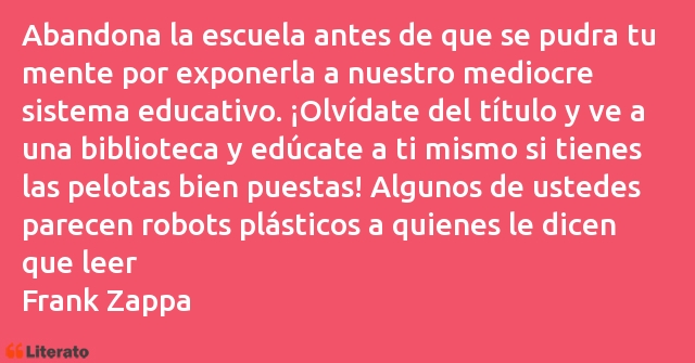 Frases de Frank Zappa