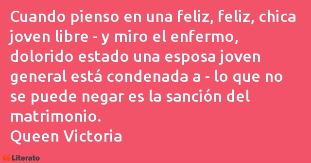 Frases de Queen Victoria