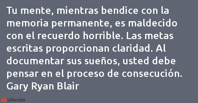 Frases de Gary Ryan Blair