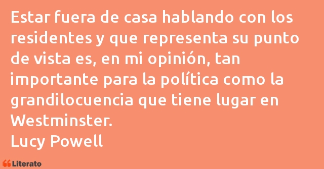 Frases de Lucy Powell