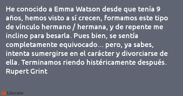 Frases de Rupert Grint